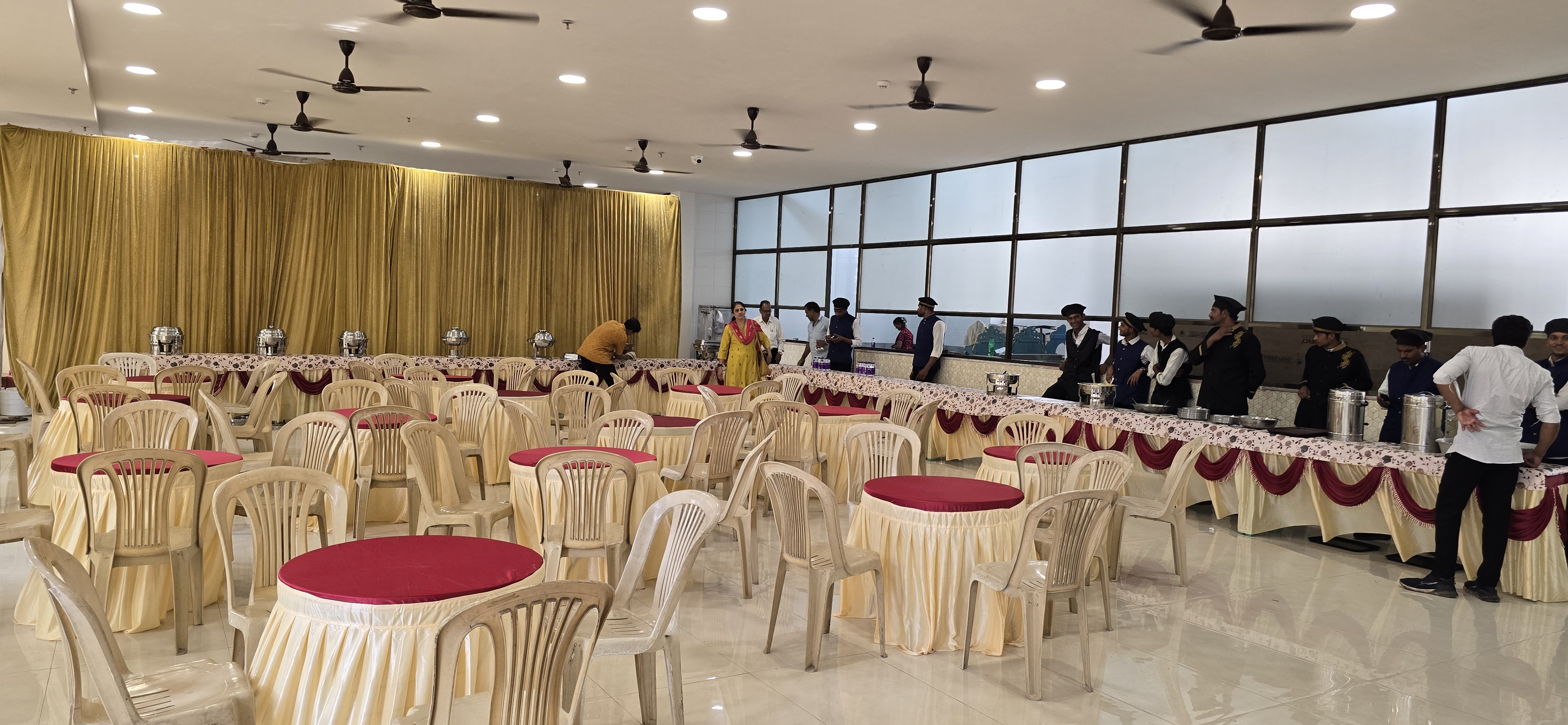 Lakshmi Niketan Dining Hall Interior